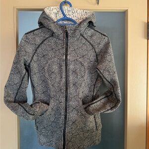 Floral Lululemon scuba zip up